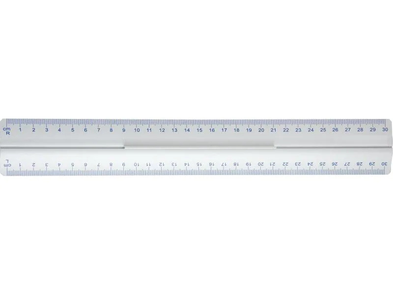 WEDO Lineal aus Aluminium, mit Griff, 30 cm