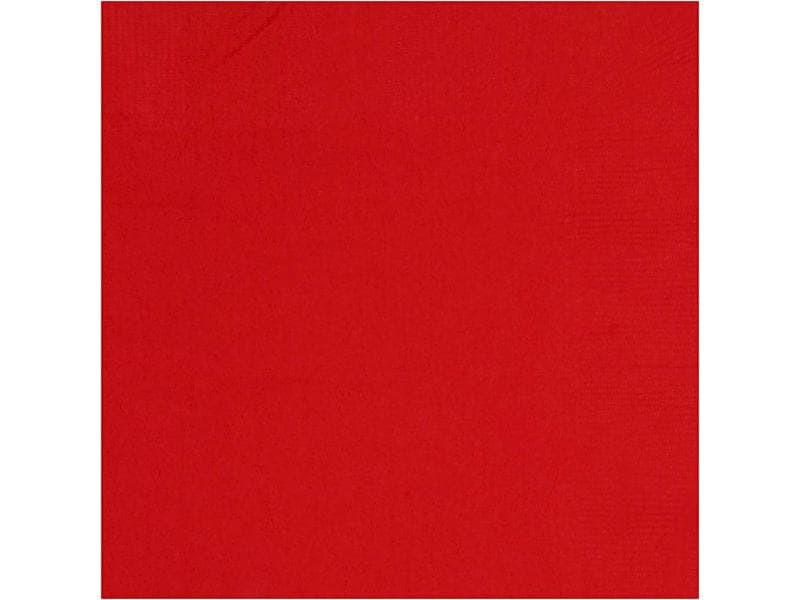 Creativ Company Papierservietten Rot 33 cm x 33 cm, 20 Stück, Rot