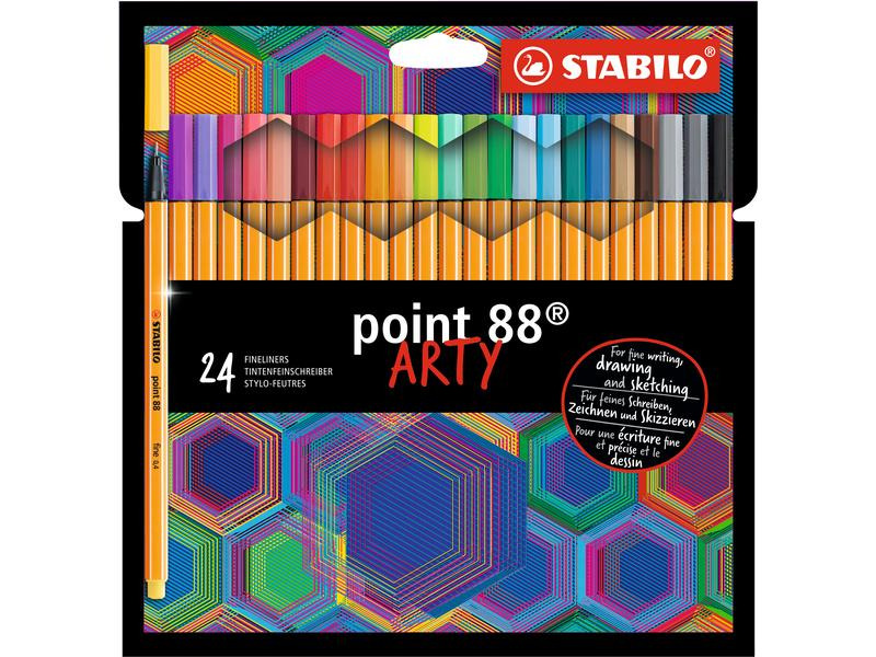 STABILO Point 88 Arty Mehrfarbig, 24 Stück
