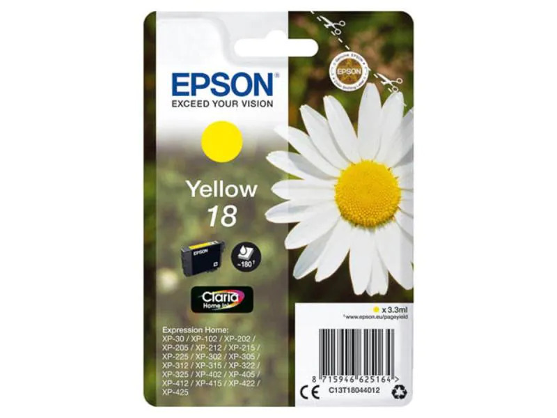Epson Tinte T18044012 Yellow