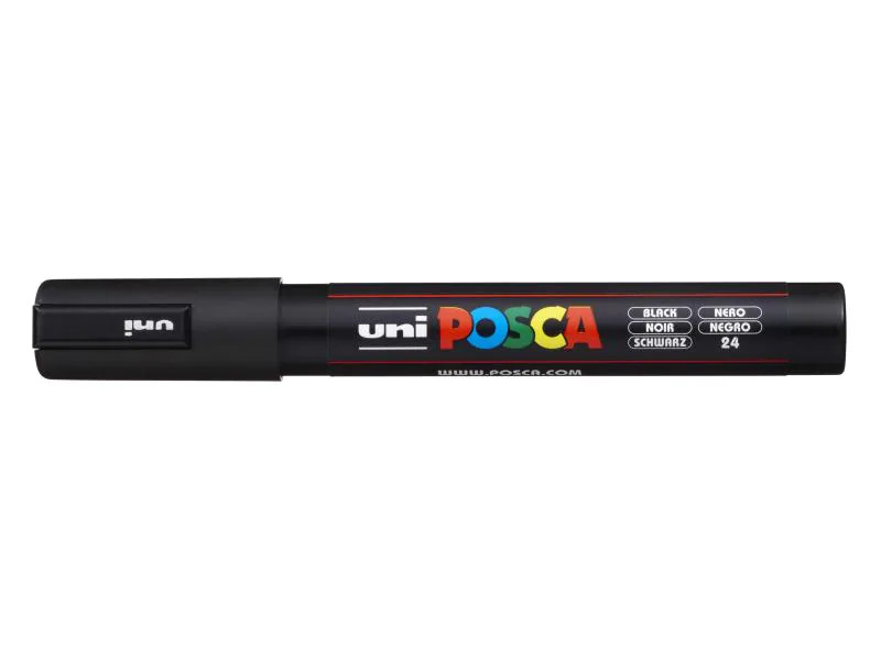 Uni Permanent-Marker POSCA 1.8-2.5 mm Schwarz