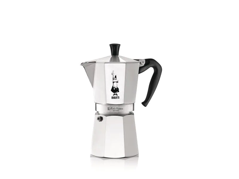 Bialetti Espressokocher Moka Express 9 Tassen, Silber