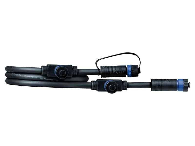 Paulmann Verbindungskabel Plug &amp; Shine 1 m mit 3 Anschlussbuchen