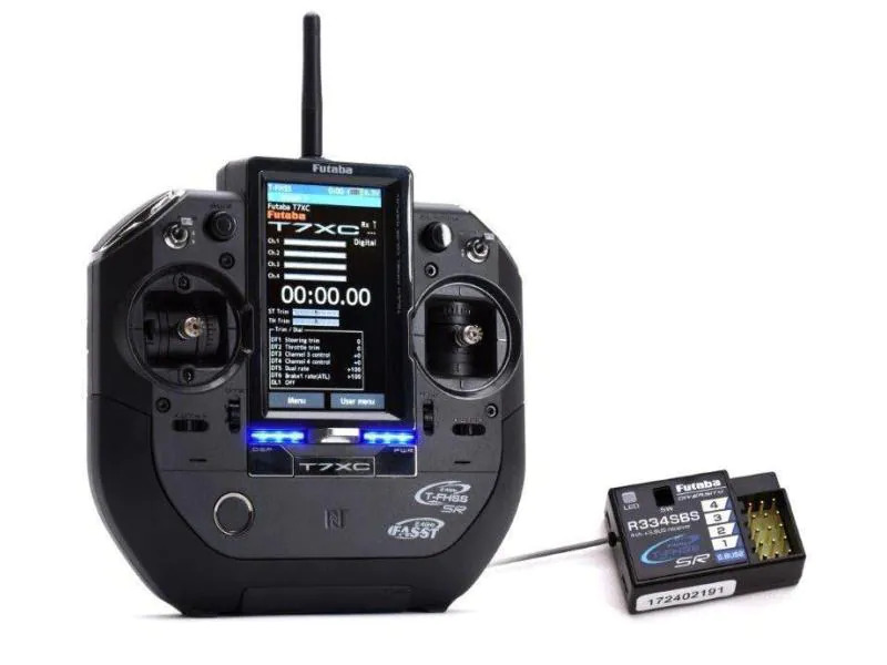 Futaba Fernsteuerung T7XC + R334SB 7-Kanal