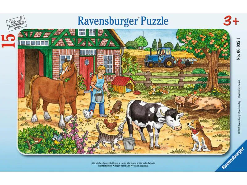 Ravensburger Puzzle Glückliches Bauernhofleben
