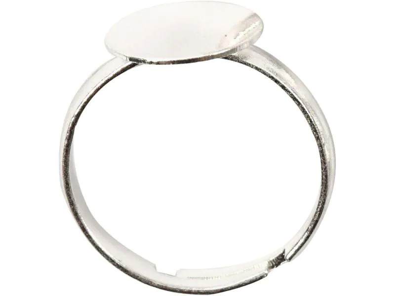 Creativ Company Fingerring Versilbert, 3 Stk.