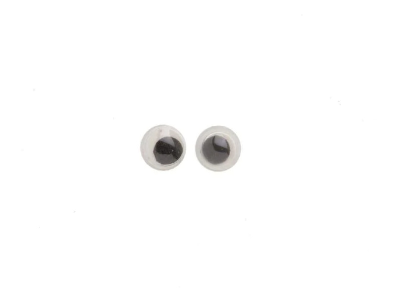 Glorex Schmucksteine Wackelaugen, 6 mm