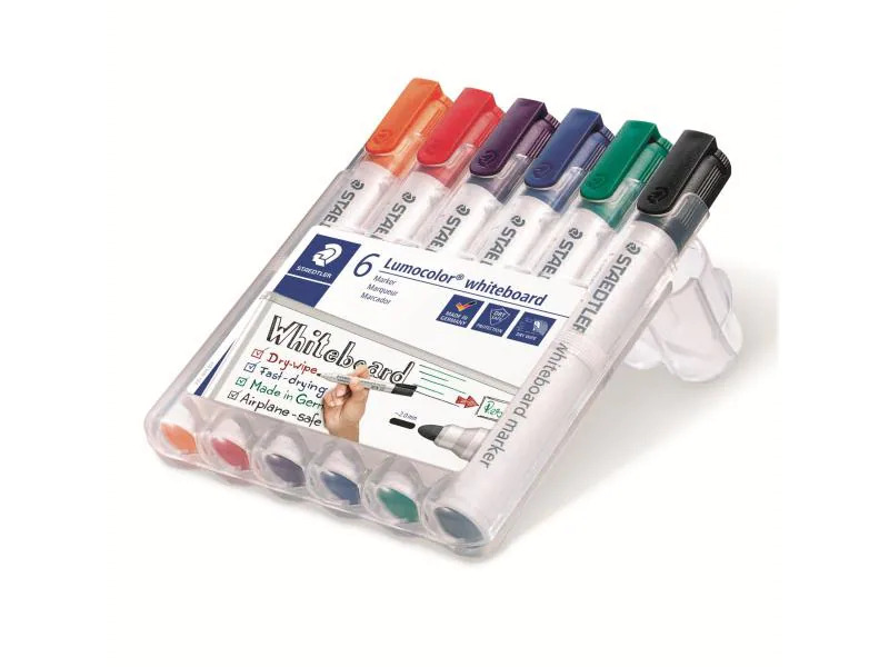 Staedtler Lumocolor 351 6er-Set, Rundspitze