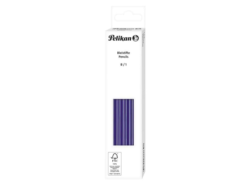 Pelikan Bleistift B, Blau, 12 Stück