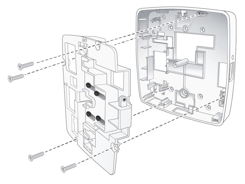 HPE Aruba Networking Wandhalterung Low Prof Secure AP Mounting Kit AP-200-MNT-W3