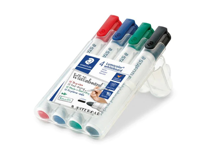 Staedtler Lumocolor 351 4er-Set, Rundspitze
