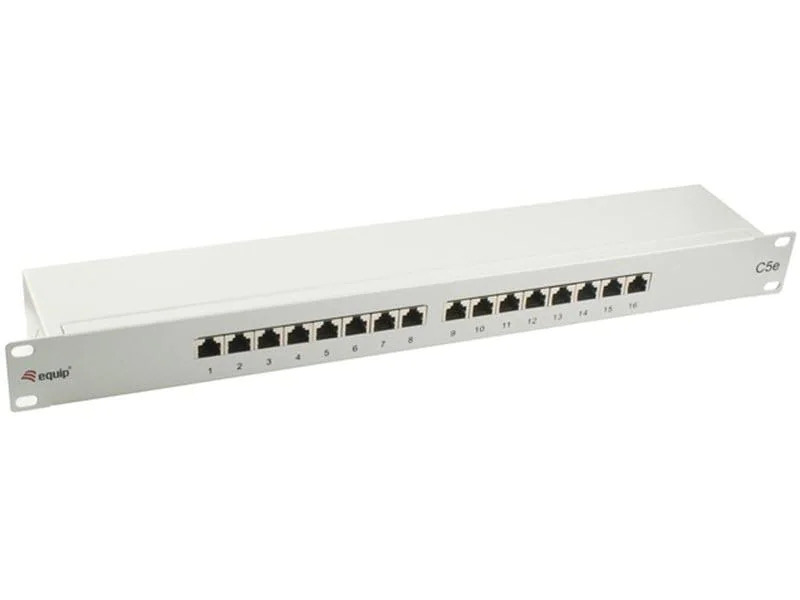 equip Patchpanel 16 Port, LSA, 1HE 19 Rack