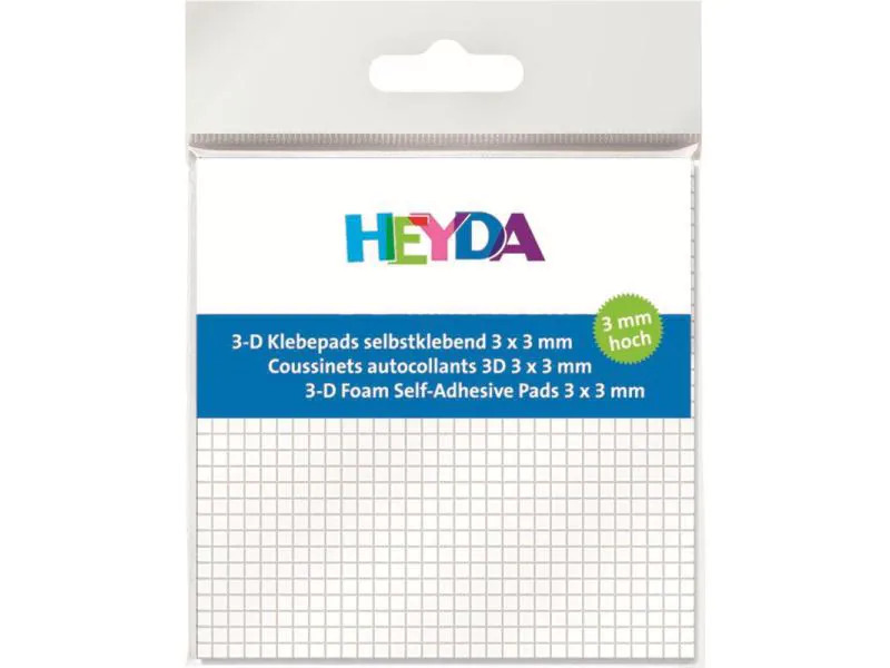 Heyda Klebepad 961 Stück, Weiss