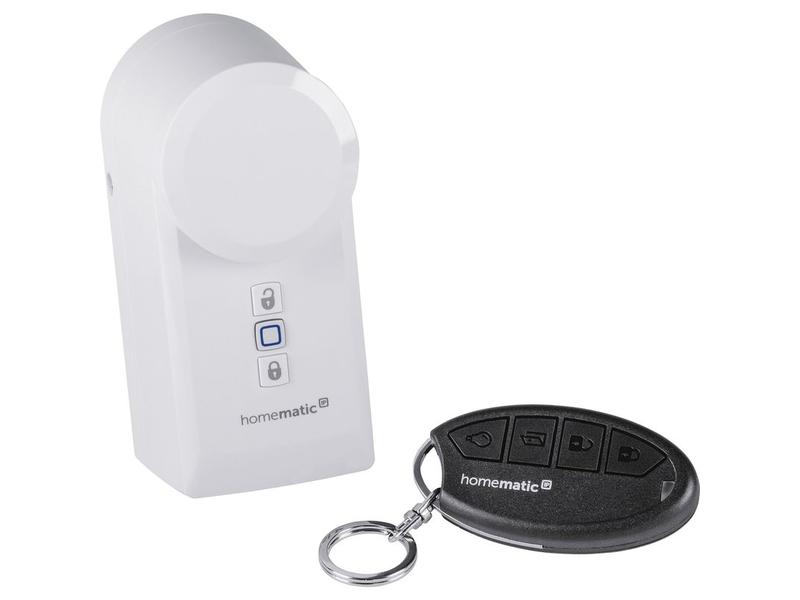 Homematic IP Smart Home Funk-Türschlossantrieb HmIP-DLD mit Fernbedienung
