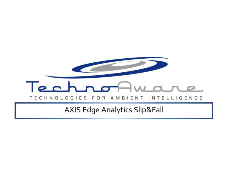 Technoaware Videoanalyse VTrack Slip&amp;Fall AXIS Edge