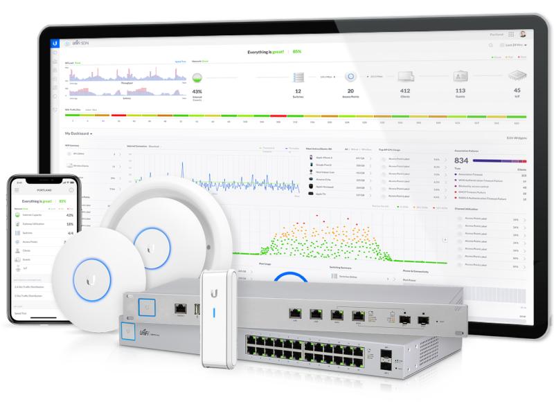 Server&amp;Options Ubiquiti UniFi 2 Stunden Remote Support