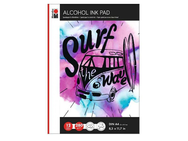 Marabu Malblock Alcohol Ink Pad A4