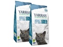 Yarrah Bio-Trockenfutter Adult Fisch 2 x 2.4 kg