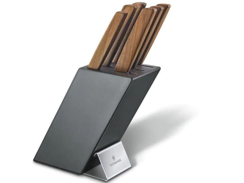 Victorinox Messerblock Swiss Modern Grau