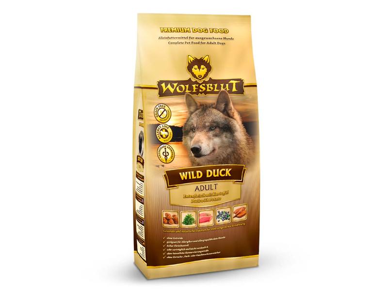 Wolfsblut Trockenfutter Dog Wild Duck Adult, 2 kg