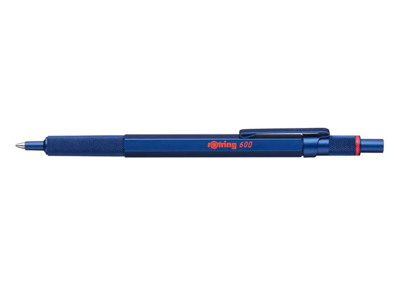 Rotring Kugelschreiber 600 Metallic Medium (M), Blau
