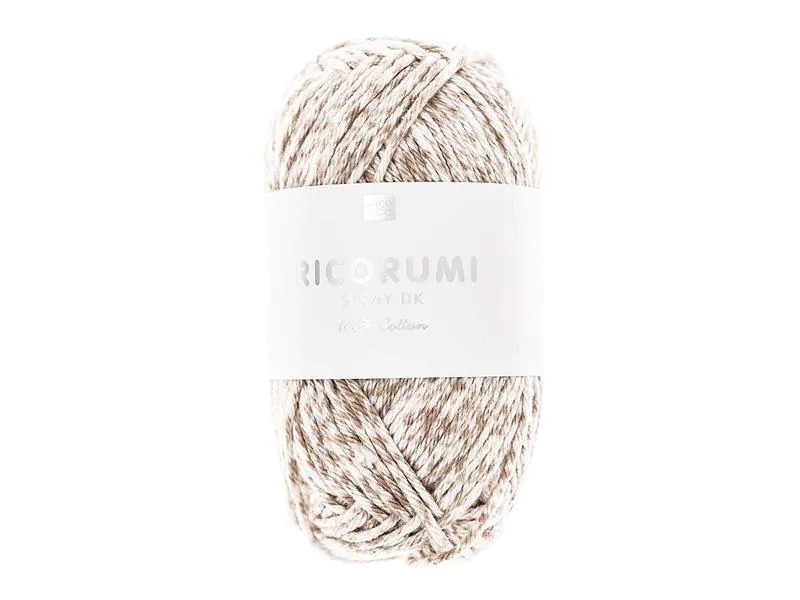 Rico Design Wolle Creative Ricorumi DK 25 g, Beige; Weiss