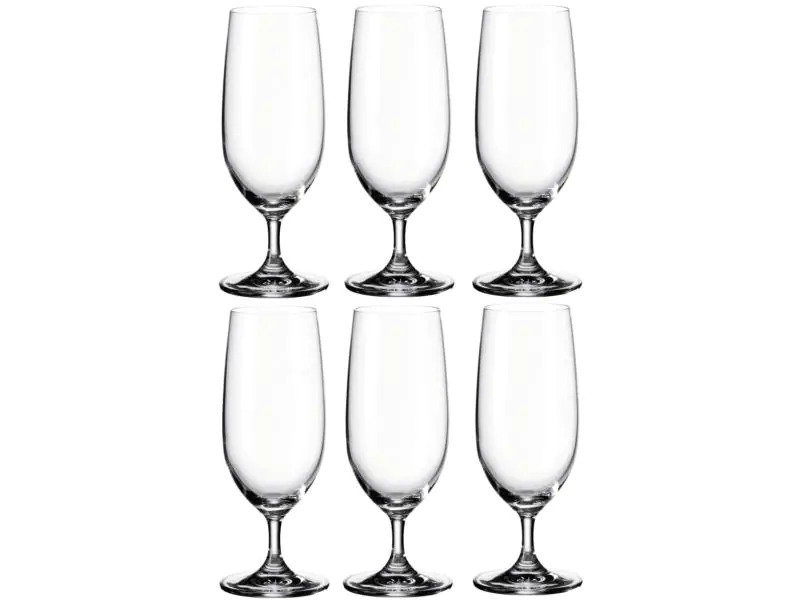 Montana Bierglas Pure 360 ml, 6 Stück, Transparent