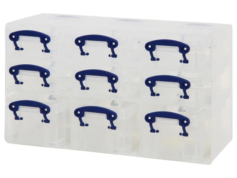 Really Useful Box Schubladenbox 6 x 0.2 l, 3 x 0.3 l Transparent