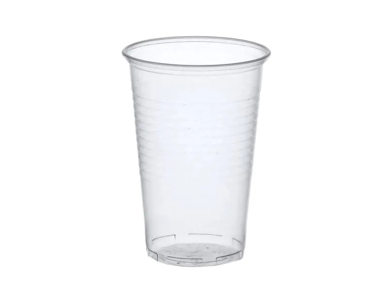 Papstar Einwegbecher 300 ml 100 Stück, Transparent