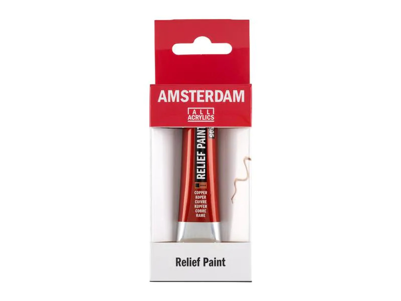 Amsterdam Acrylfarbe Reliefpaint 805 Kupfer deckend, 20 ml