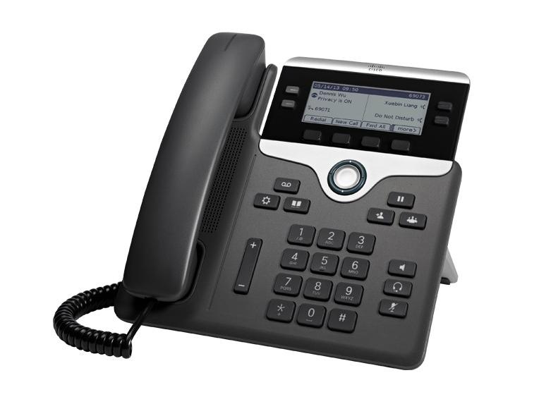 Cisco Tischtelefon 7841 Schwarz