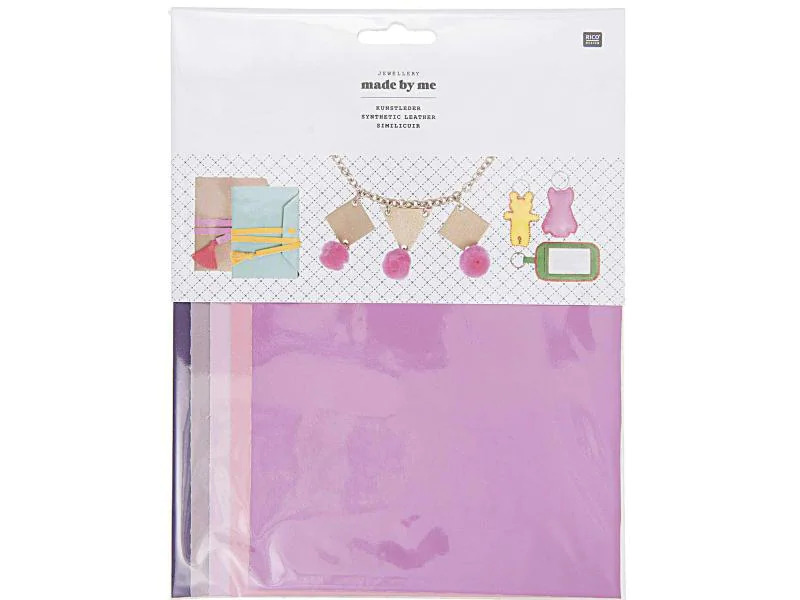 Rico Design Leder Girly 14.8 x 21 cm 5 Stück