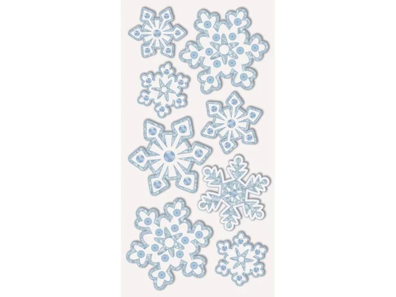 Heyda Weihnachtssticker Eiskristalle