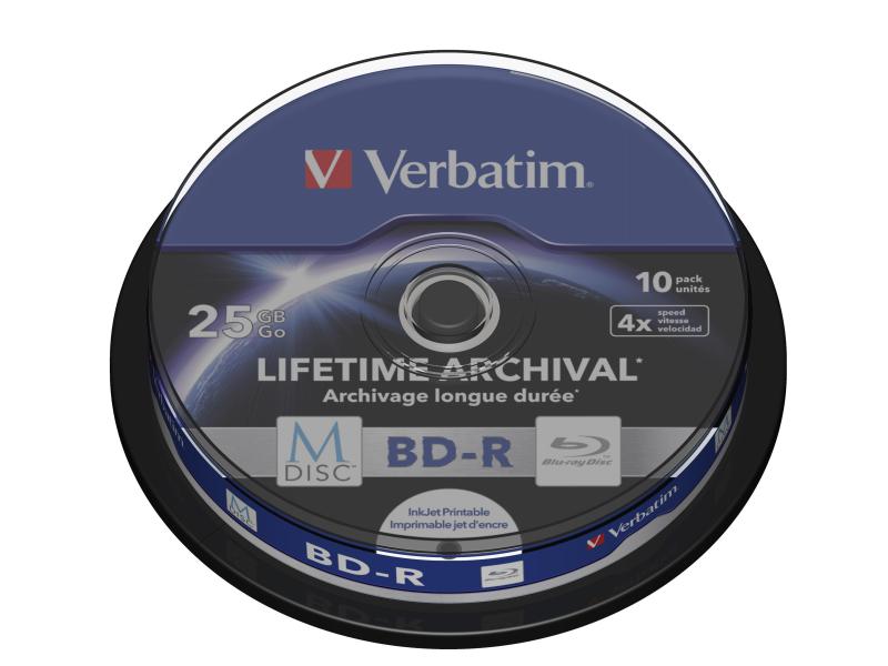 Verbatim BD-R M-Disc 25 GB, Spindel (10 Stück)