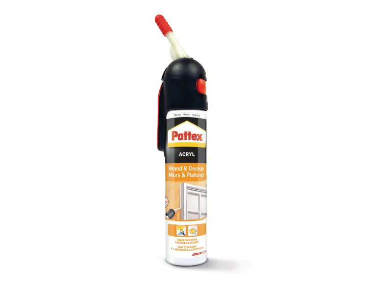Pattex Dichtmasse Wand &amp; Decke, 200 ml, Weiss