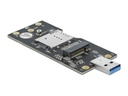Delock Externes Gehäuse USB 3.0 zu M.2 mit SIM Slot