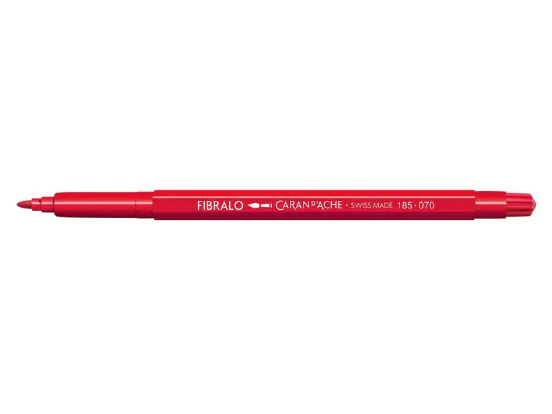 Caran d'Ache Filzstift Fibralo 1 Stück, Scharlachrot