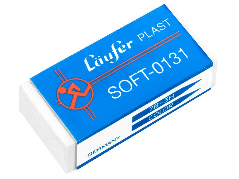 Läufer Radiergummi Soft 01310 Weiss