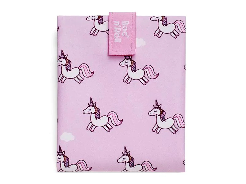 Roll'eat Lunchbeutel BocnRoll Animals Rosa, Einhorn