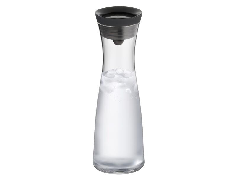 WMF Karaffe Basic 1 l, Schwarz/Transparent
