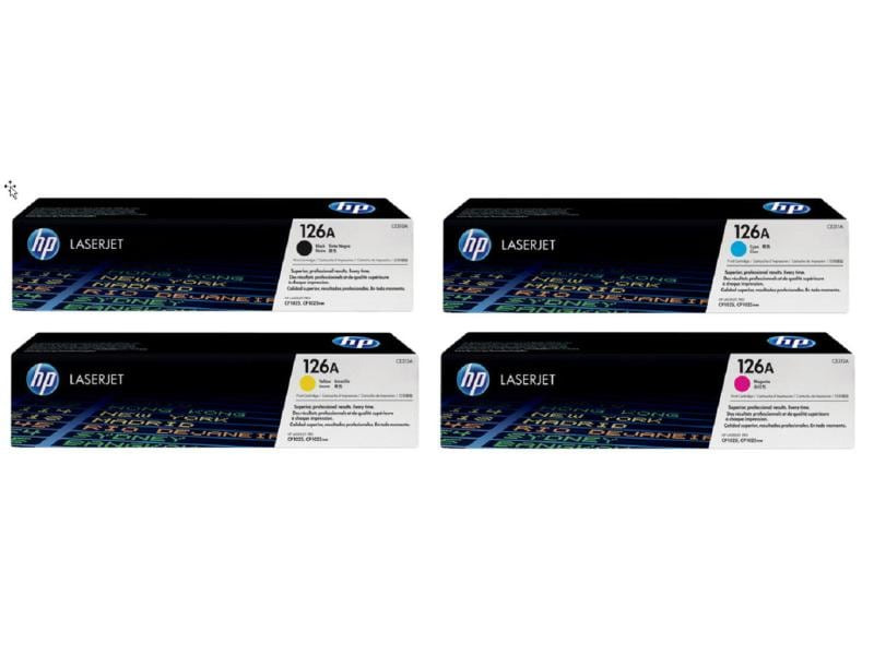 HP Rainbow Kit Nr. 126A (CE310A-CE313A) BL/C/M/Y
