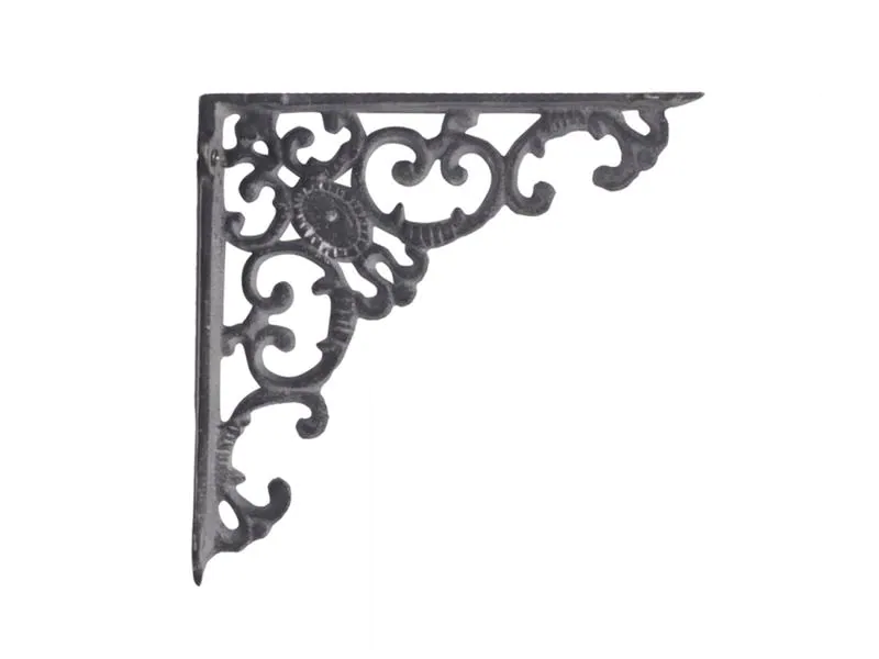 Chic Antique Regalträger Monogramm Grau