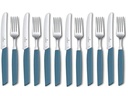 Victorinox Besteck-Set Swiss Modern 12-teilig, Blau
