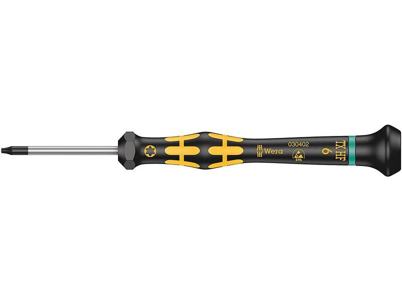 Wera Schraubenzieher 1567 ESD Micro HF TX 6 x 40 mm Torx