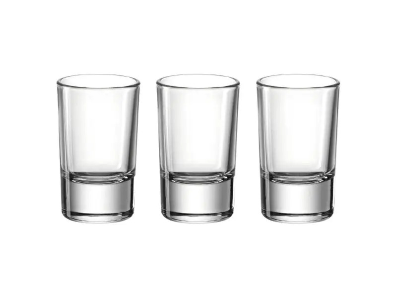 Montana Schnapsglas Basic 40 ml, 3 Stück, Transparent 