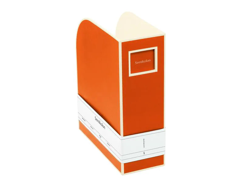 Semikolon Stehsammler A4 Orange