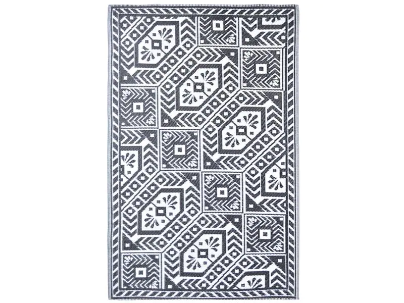 Esschert Design Teppich Diamant 182 x 122 cm