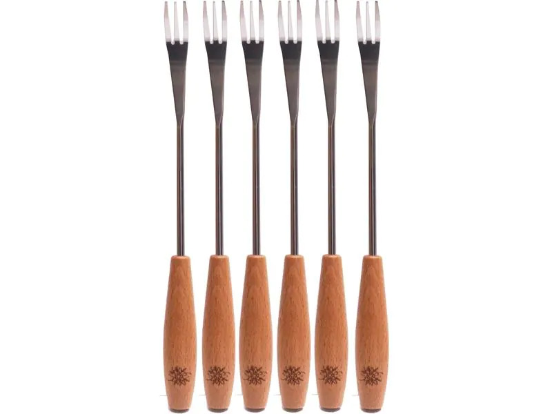 Nouvel Käsefonduegabel Edelweiss 6 Personen