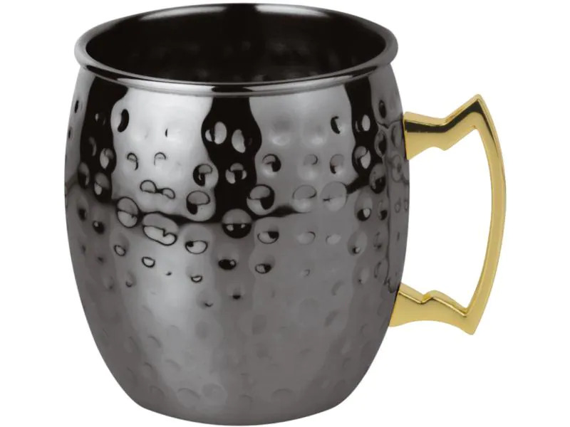 Paderno Cocktailbecher Moscow Mule 500 ml, 1 Stück, Anthrazit/Grau