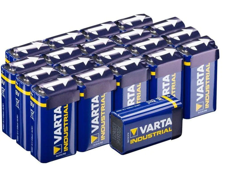 Varta Batterie Industrial 9 V 20 Stück